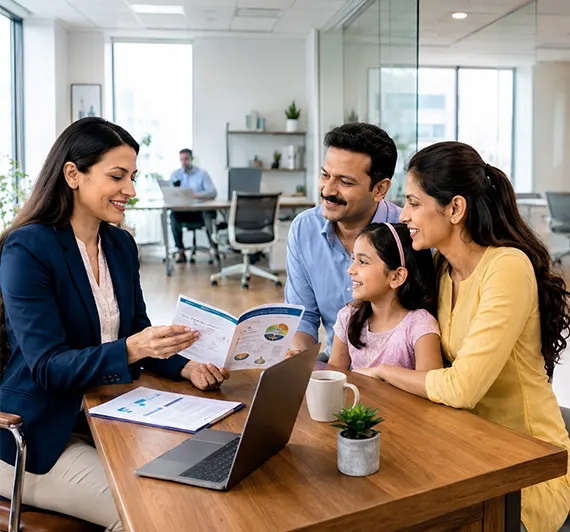 Financial planning meeting